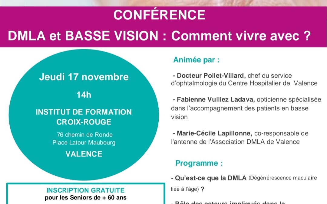 CONFERENCE DMLA ET BASSE VISION